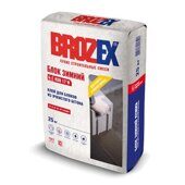 Клей для блоков из ячеистого бетона BROZEX KSB-17W БЛОК зима, 25 кг