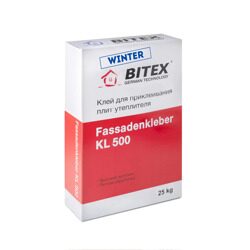 Клей для приклеивания утеплителя BITEX Fassadenkleber KL 500 WINTER, 25 кг