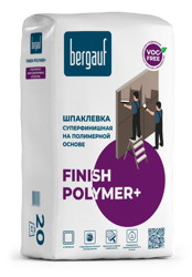 Шпаклевка финишная Bergauf FINISH POLYMER+, 20 кг