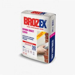 Штукатурка гипсовая BROZEX GP-55 ПРИМА ПЛАСТ, 25 кг