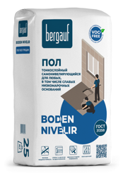 Пол финишный самонивелирующийся Bergauf BODEN NIVELIR, 25 кг