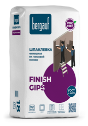 Шпаклевка финишная Bergauf FINISH GIPS, 18 кг