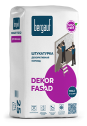 Штукатурка декоративная Bergauf DEKOR FASAD короед, 25 кг